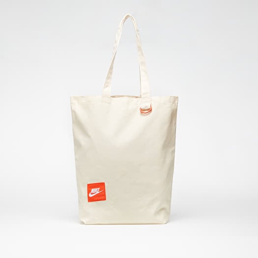 Bags backpacks Nike Heritage Tote Natural Team Orange White Footshop