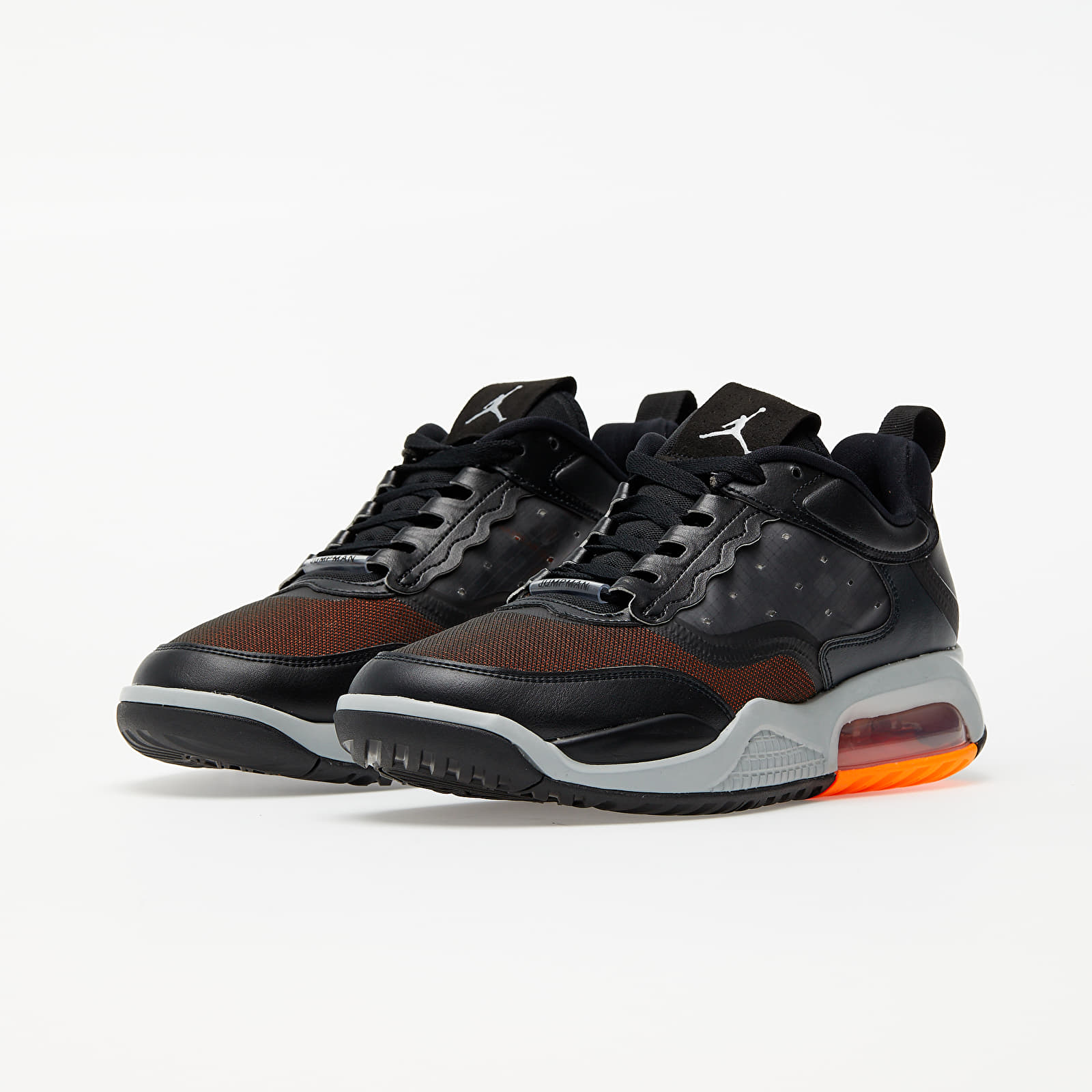 Férfi cipők Jordan Max 200 Black/ Reflect Silver-Lt Smoke Grey