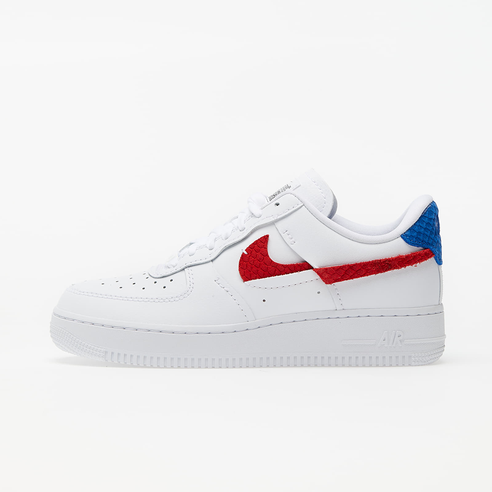 Chaussures et baskets femme Nike Wmns Air Force 1 LXX White/ Game Royal-University Red