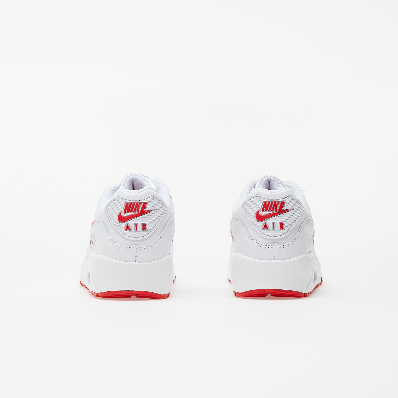 Air max 90 white hyper online red