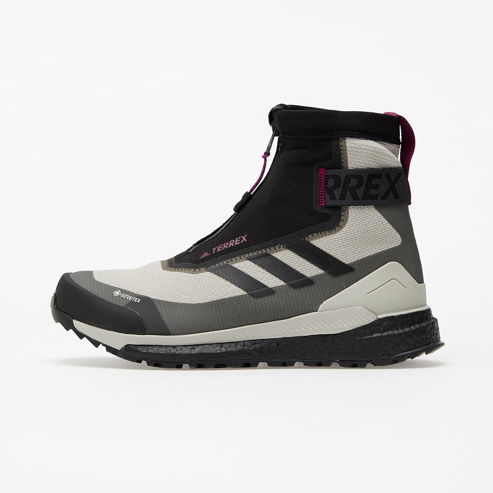 Zapatillas mujer adidas Terrex Free Hiker COLD.RDY W Metalic Grey/ Core Black/ Power Ber
