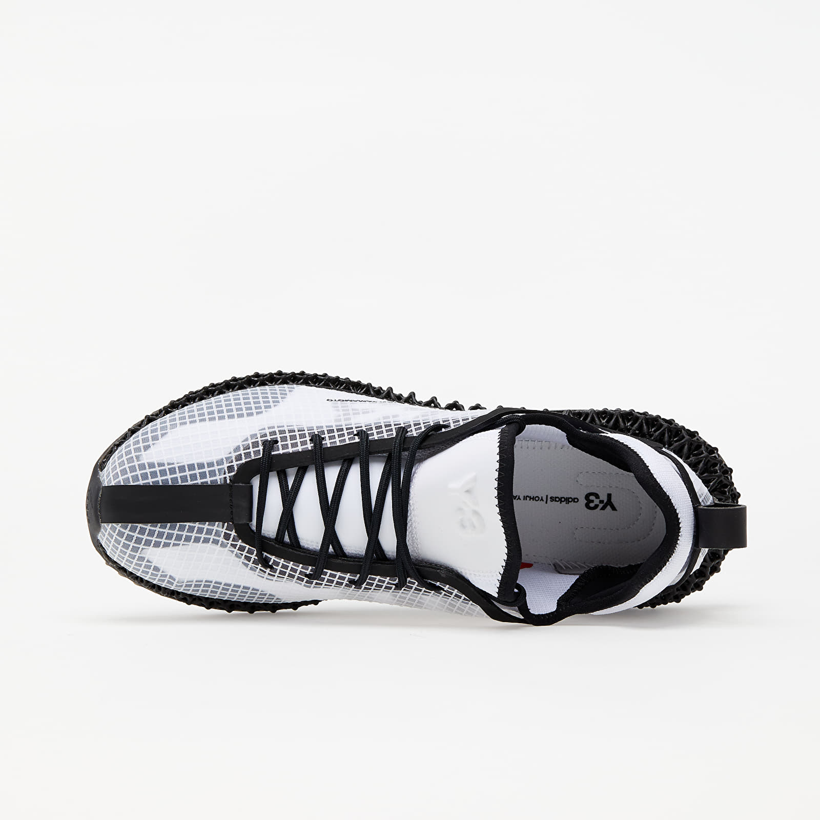 Miesten kengät Y-3 Runner 4D IO Core Black/ Chalk White/ Ftwr White