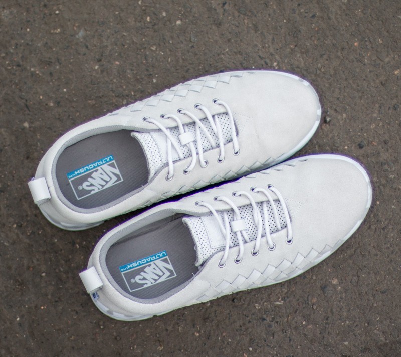 Men s shoes Vans Tesella Marble White Gray Footshop