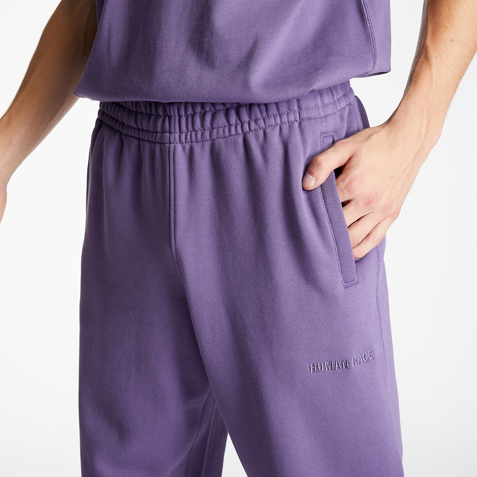 Pants and jeans adidas x Pharrell Williams Basics Sweatpants Tech Purple Footshop