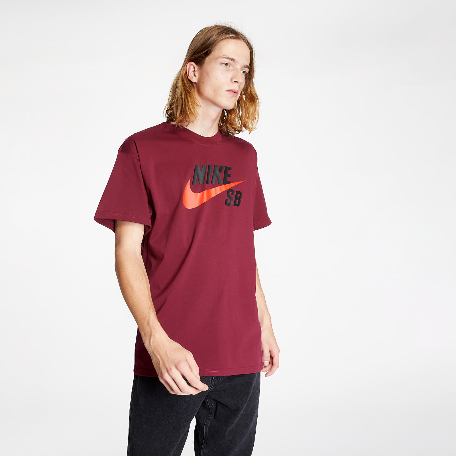 Red nike sb shirt clearance