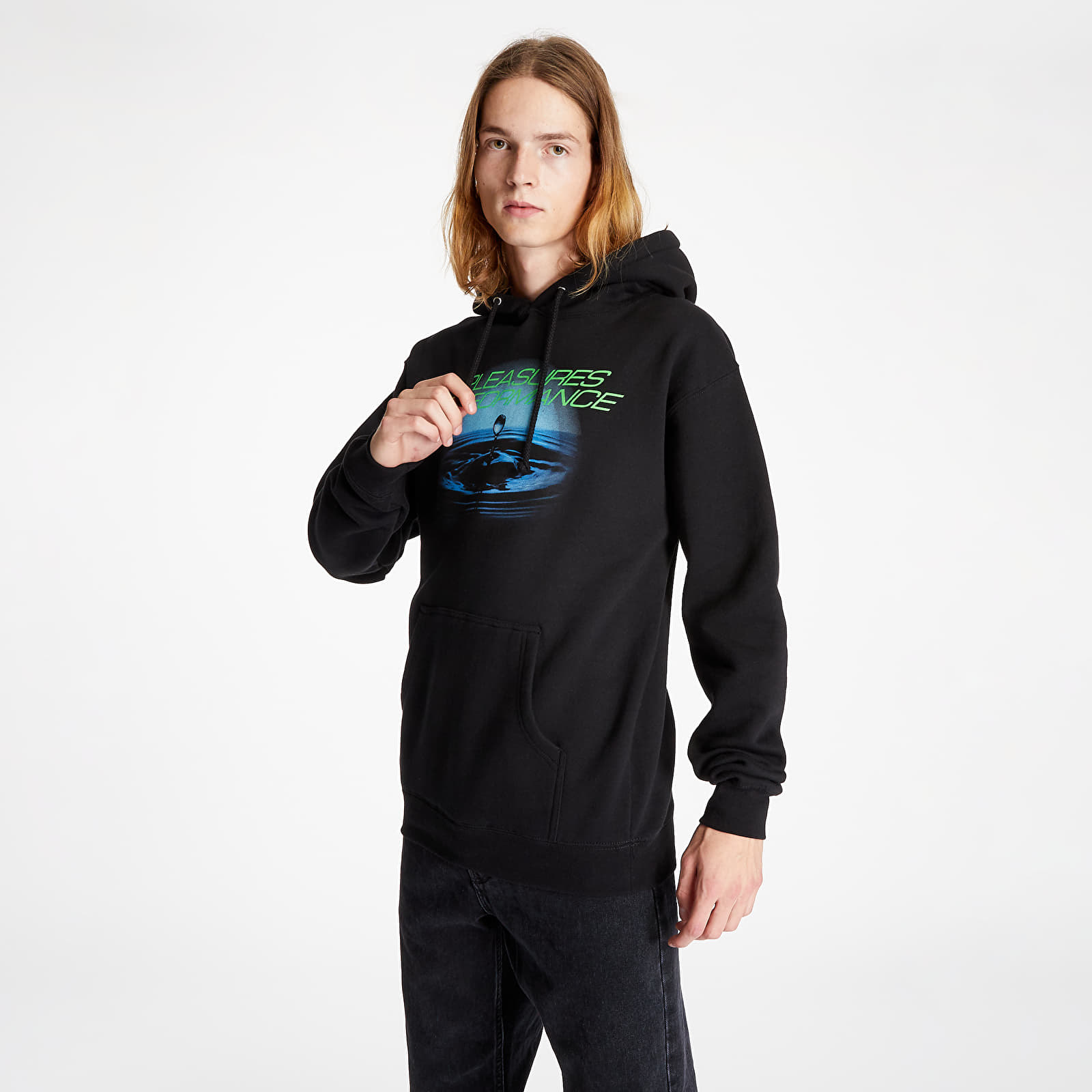 Hoodies and sweatshirts PLEASURES Performance Hoodie Black Footshop