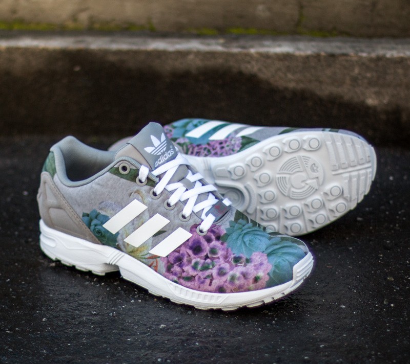 Women's shoes adidas ZX Flux W Mgh Solid Grey/Ftwr White/Lush Pink 