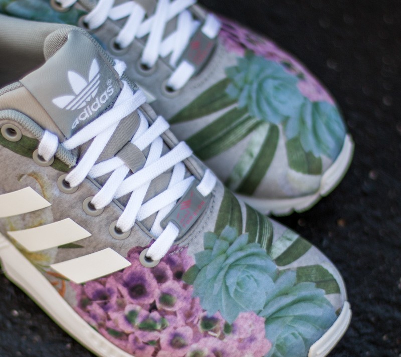 Damen Sneaker und Schuhe adidas ZX Flux W Mgh Solid Grey/Ftwr White/Lush Pink