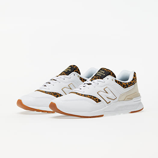 New balance 997h animal best sale print trainers in cream