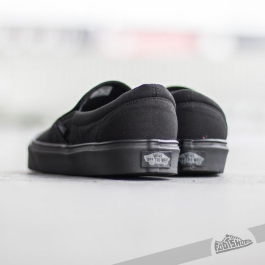 Vans canvas slip on lite black new arrivals