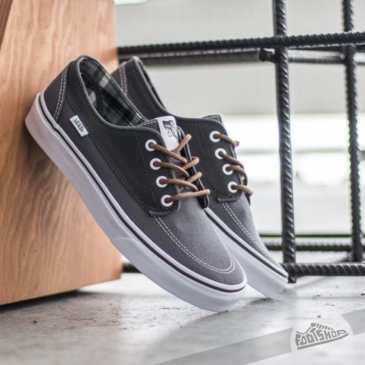 Damen Sneaker und Schuhe Vans Brigata Leather Plaid Asphalt Beluga Footshop