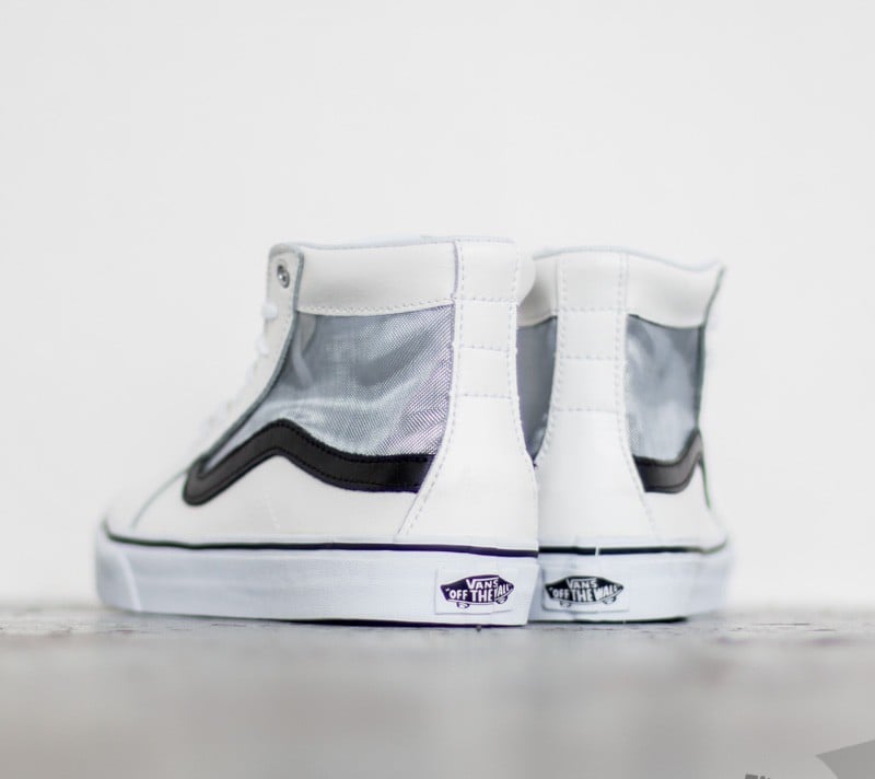 Damen Sneaker und Schuhe Vans Sk8-Hi Slim Cutout (Mesh) White/ Black