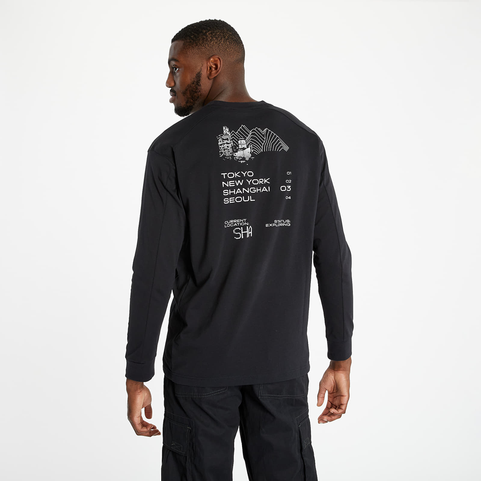 Camisetas adidas Terrex Explore Mountain to Street Longsleeve Tee Black