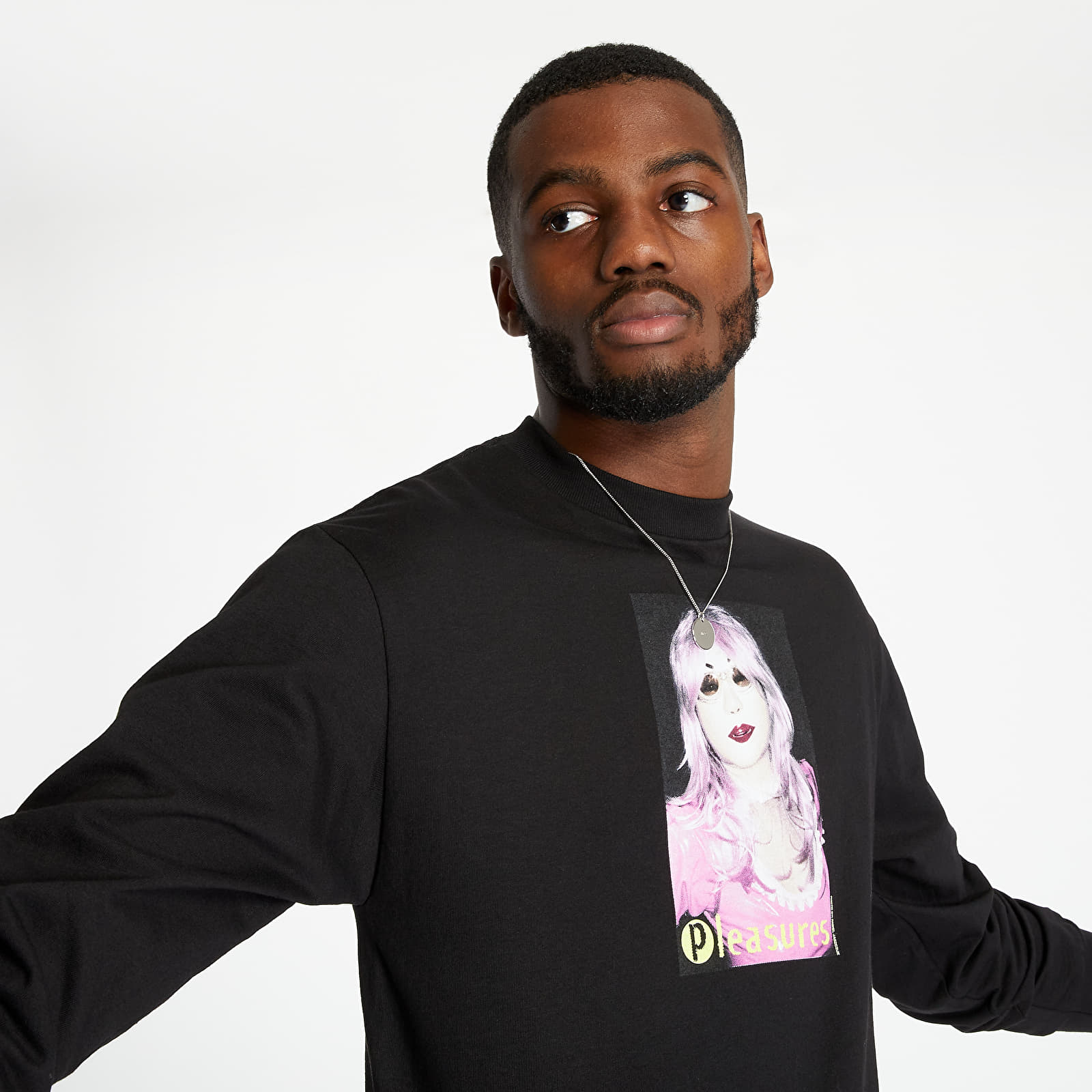 T-shirts PLEASURES Sugar Long Sleeve Black