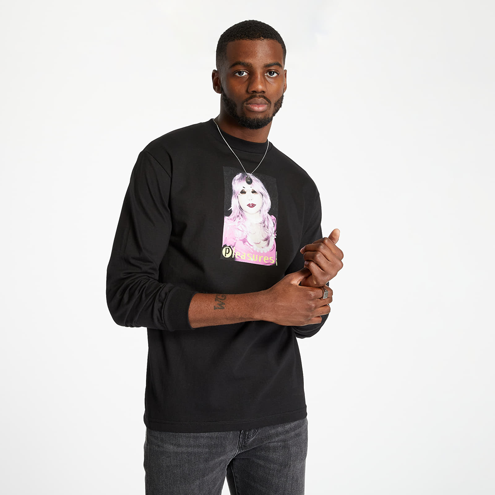 T-shirts PLEASURES Sugar Long Sleeve Black