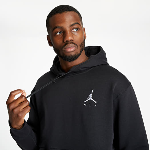 Hoodies and sweatshirts Jordan Jumpman Air Fleece Pullover Hoodie Black/  Black/ Black/ White | Footshop