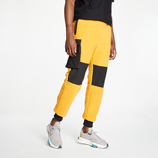Pantaloni della tuta KAPPA Authentic Hike Dock Yellow Ochre Black