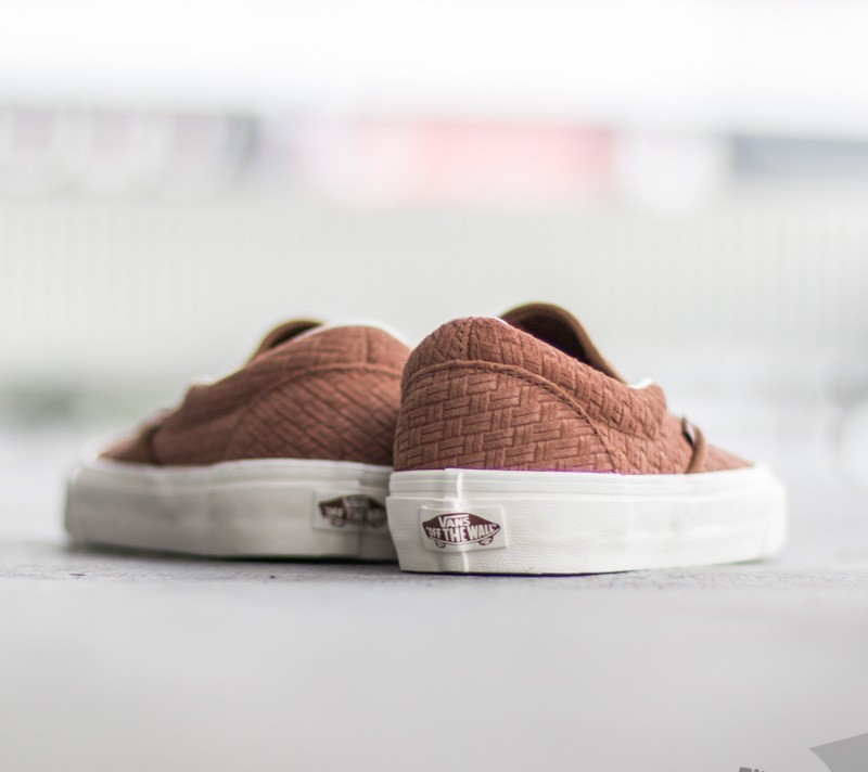 Vans braided suede slip on cheap