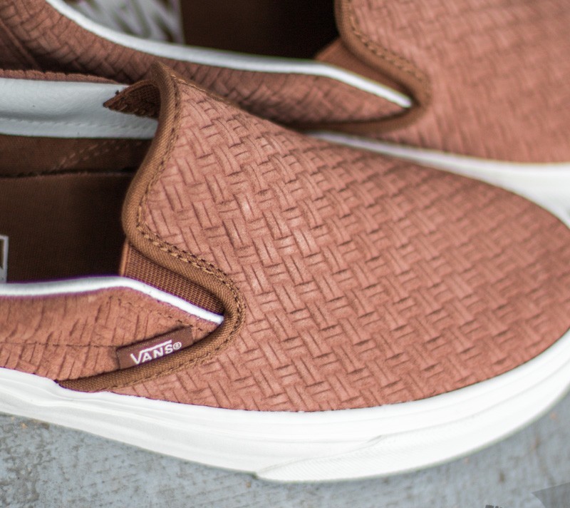 Men s shoes Vans Classic Slip On Braided Suede Dachshund Footshop