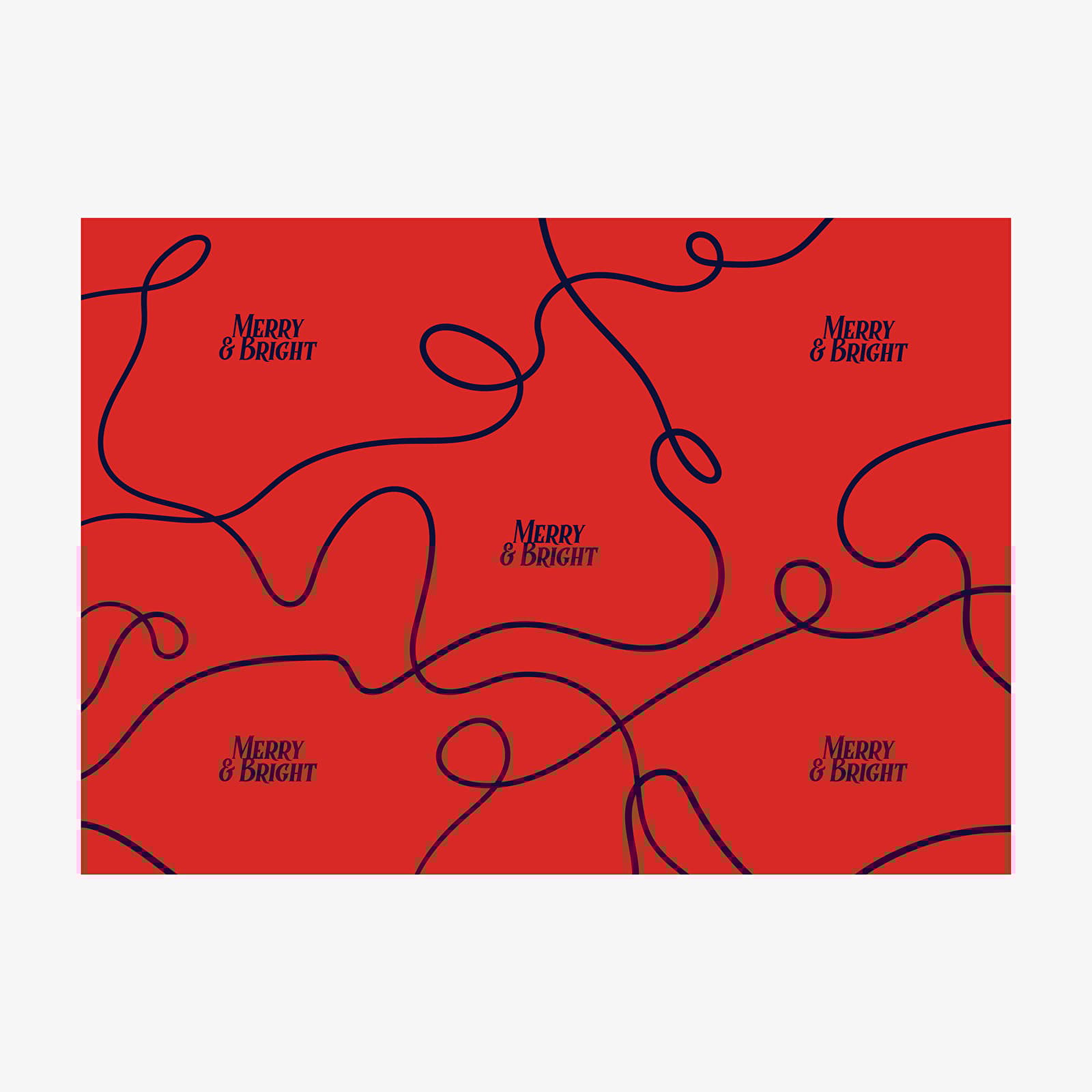 Други аксесоари Footshop Christmas Wrapping Paper Red