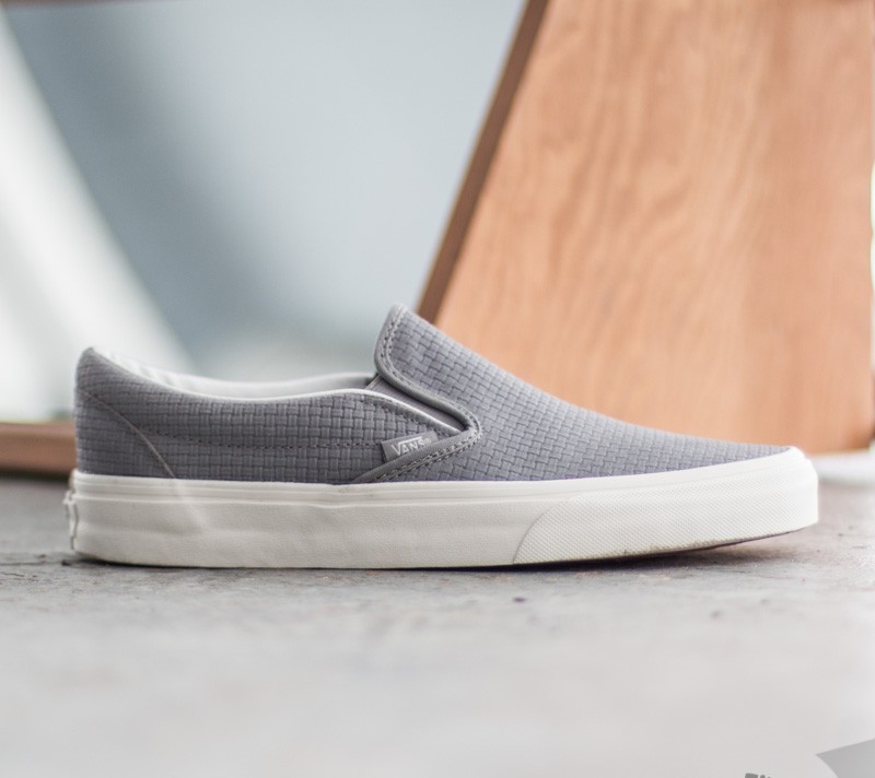 Vans braided suede slip on sale