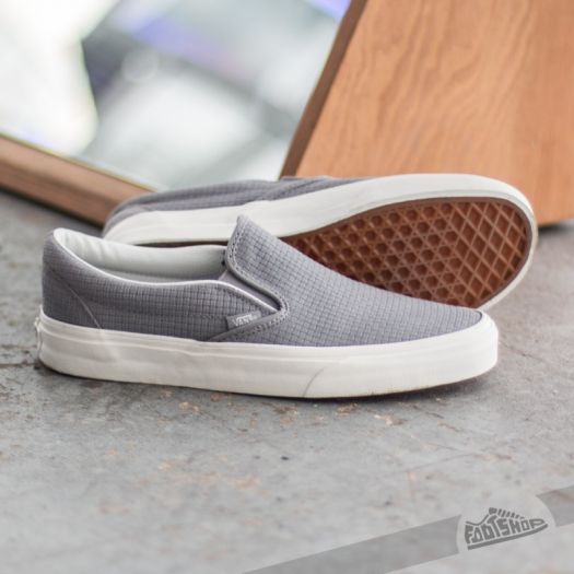 Dove grey slip on vans store