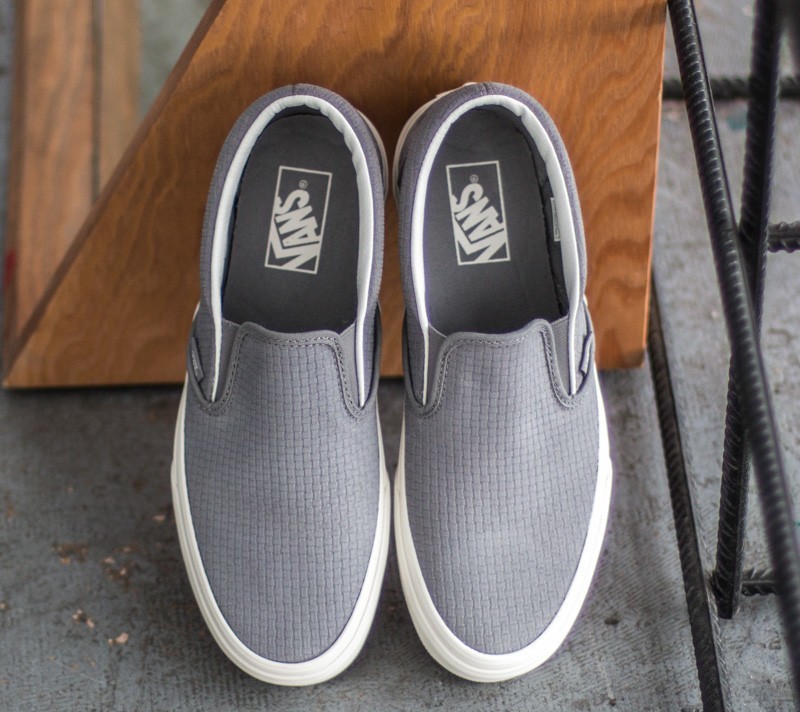 Women's shoes Vans Classic Slip-On Braided Suede Wild Dove