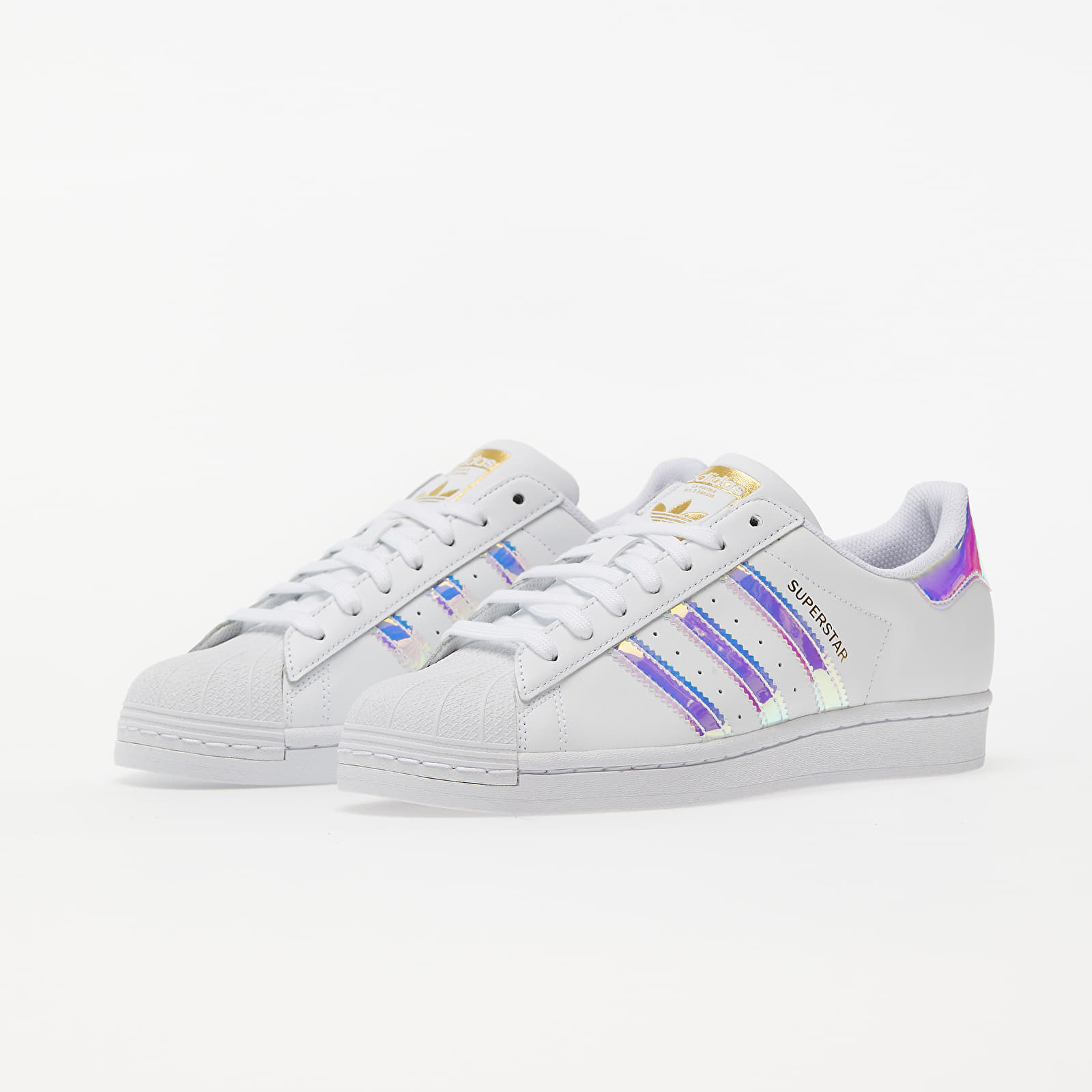 Chaussures et baskets femme adidas Superstar W Ftw White Gold Metalic Core Black Footshop