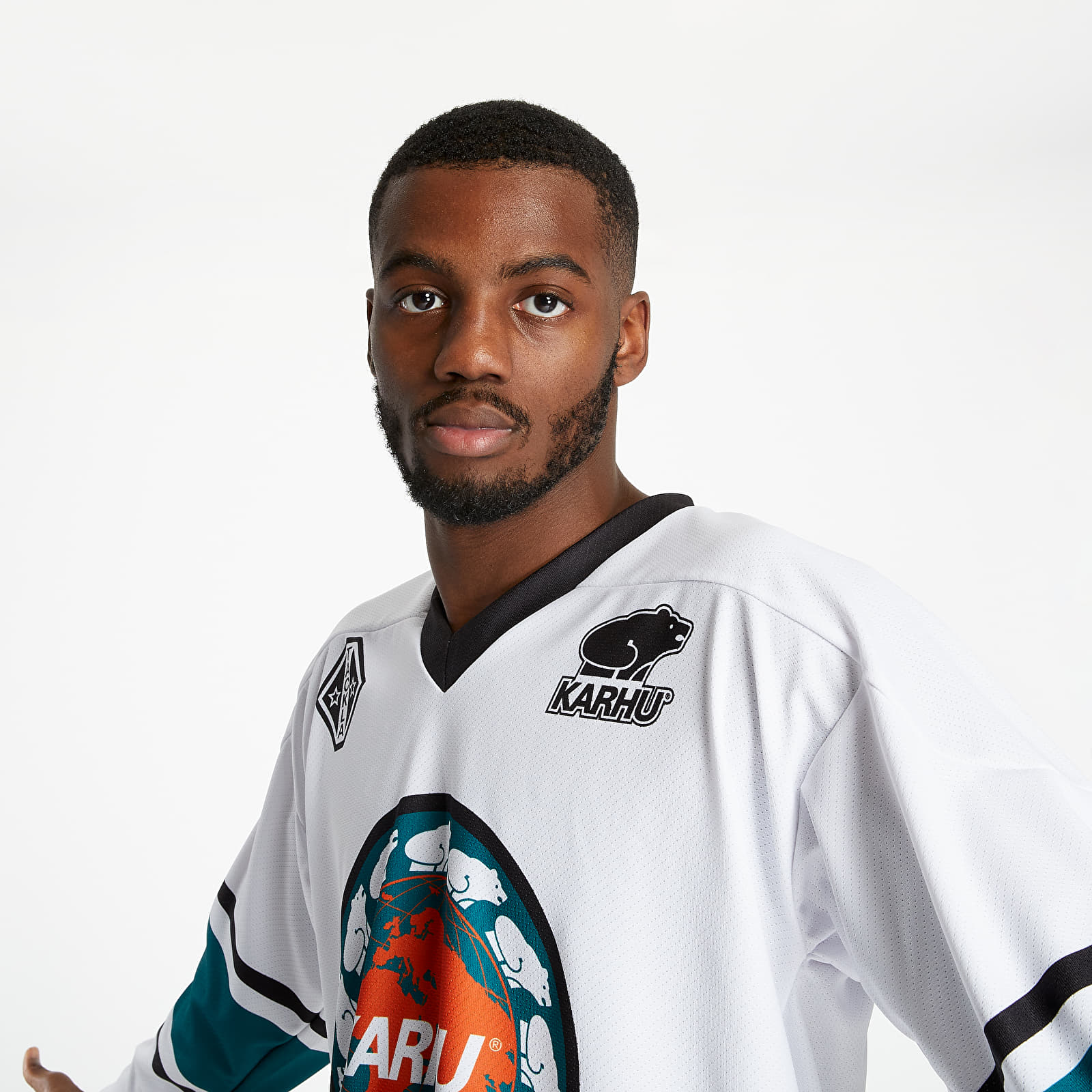 Majice T-shirt Karhu x Tackla Hockey Jersey White/ Green