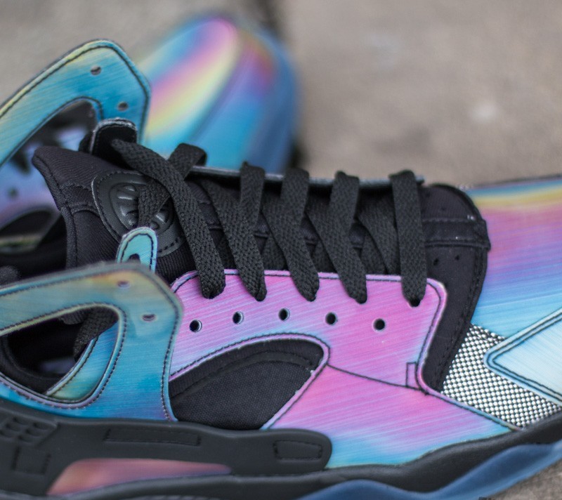 Men s shoes Nike Air Flight Huarache Premium QS Rainbow Black Footshop