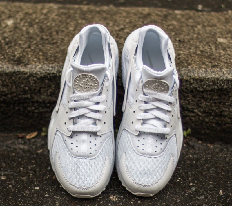 Încălțăminte și sneakerși pentru bărbați Nike Air Huarache White/ White-Pure Platinum