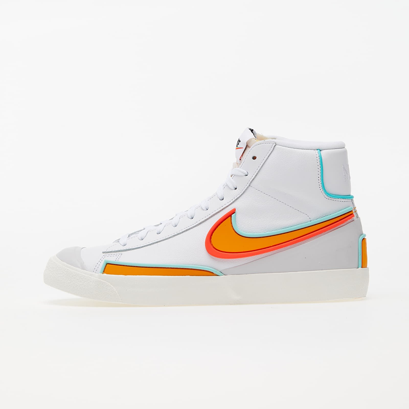 Chaussures et baskets homme Nike Blazer Mid 77 Infinite White Kumquat Aurora Green Footshop