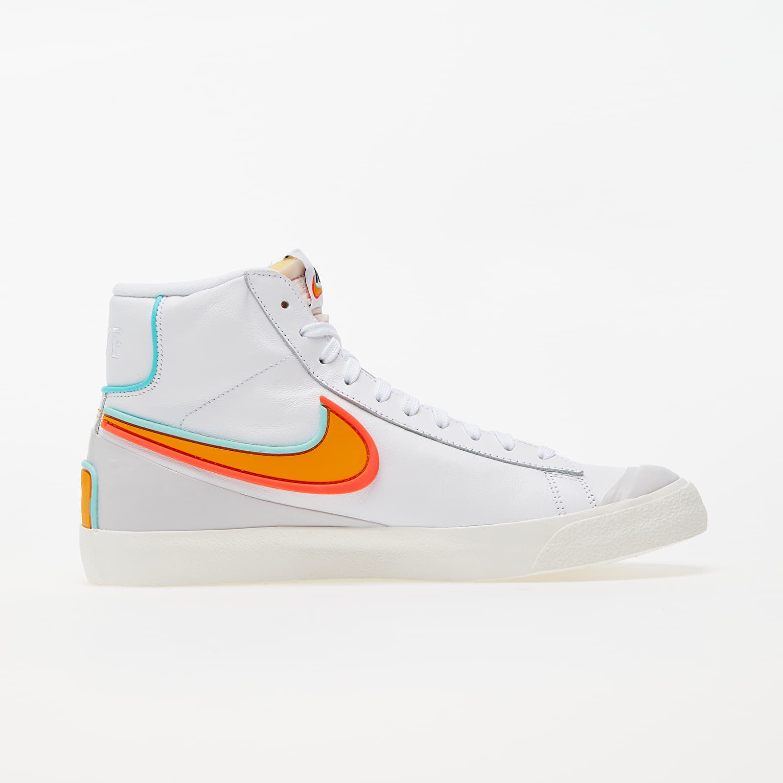 Moški čevlji Nike Blazer Mid '77 Infinite White/ Kumquat-Aurora Green