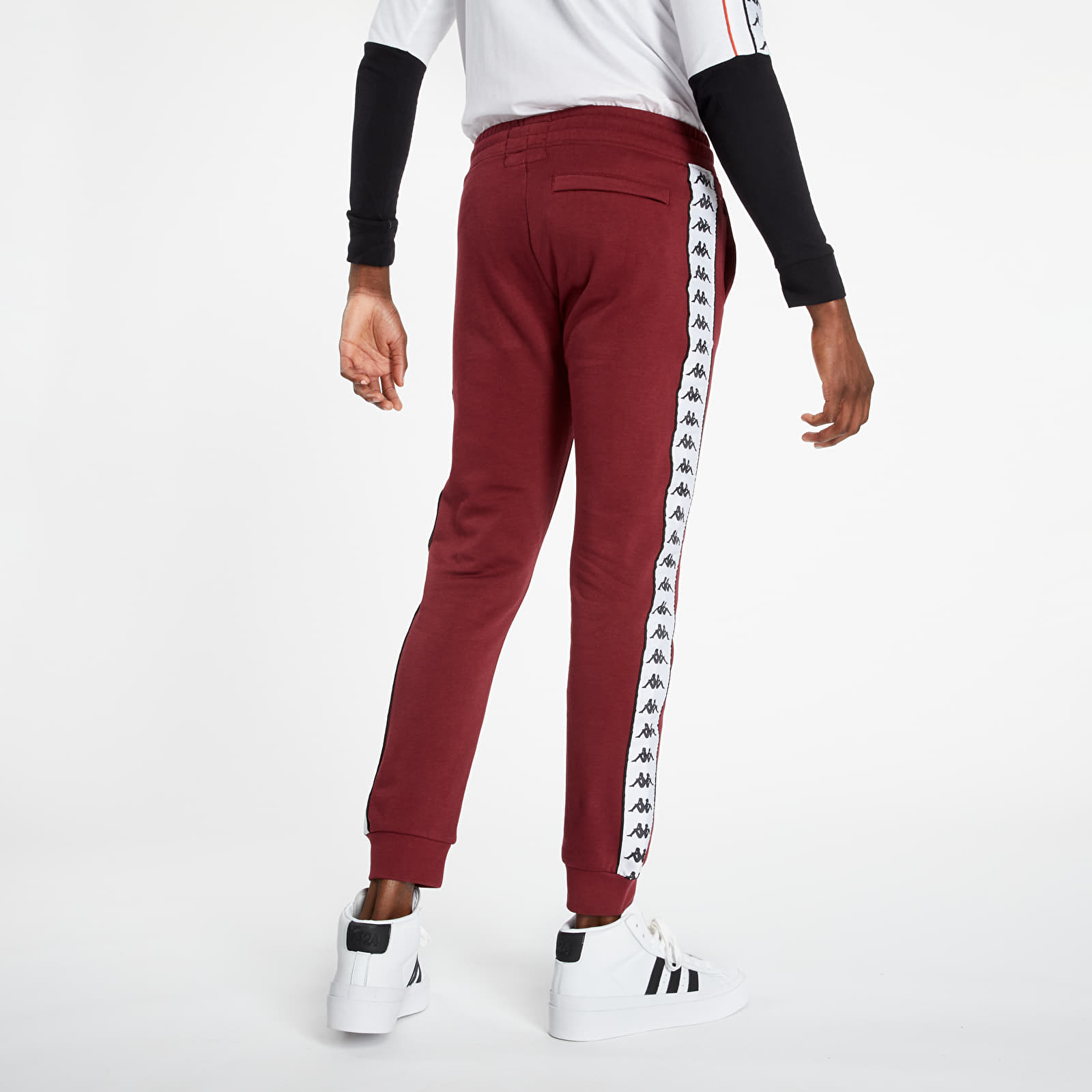 Kappa outlet sweatpants red