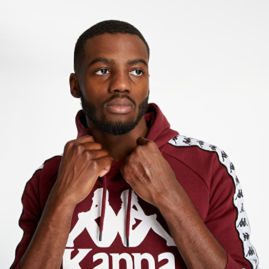 Maroon kappa hoodie discount