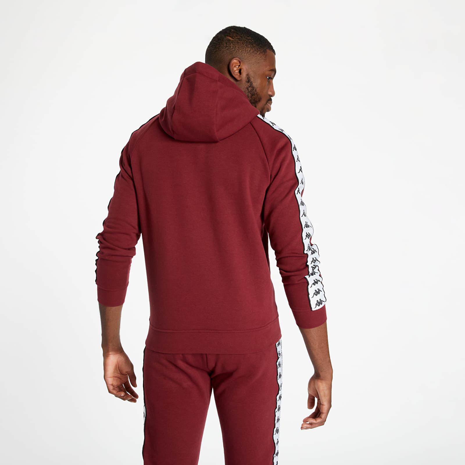Kapucnis pulóverek és pulcsik Kappa Banda Hurtado Hoodie Red Dahlia/ White