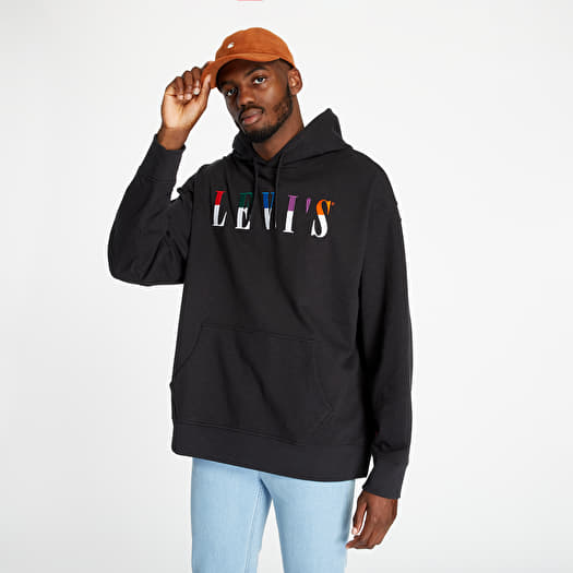 Levi's relaxed store graphic serif hoodie
