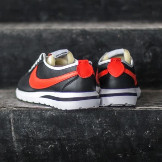 Cortez basic leather (white/black/team orange) store