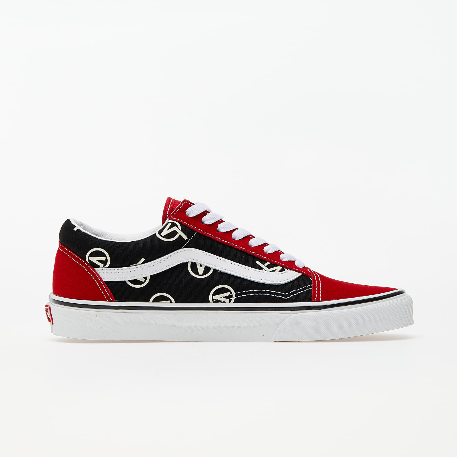 Pánské tenisky a boty Vans Old Skool (Circle V) Red/ Black