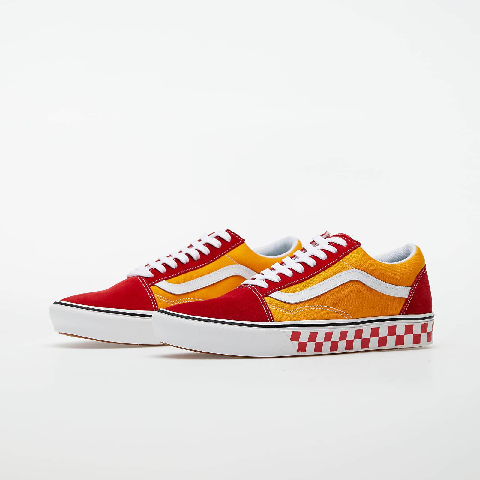 Men s shoes Vans ComfyCush Old Skool Tape Mix Red Cadmium Footshop