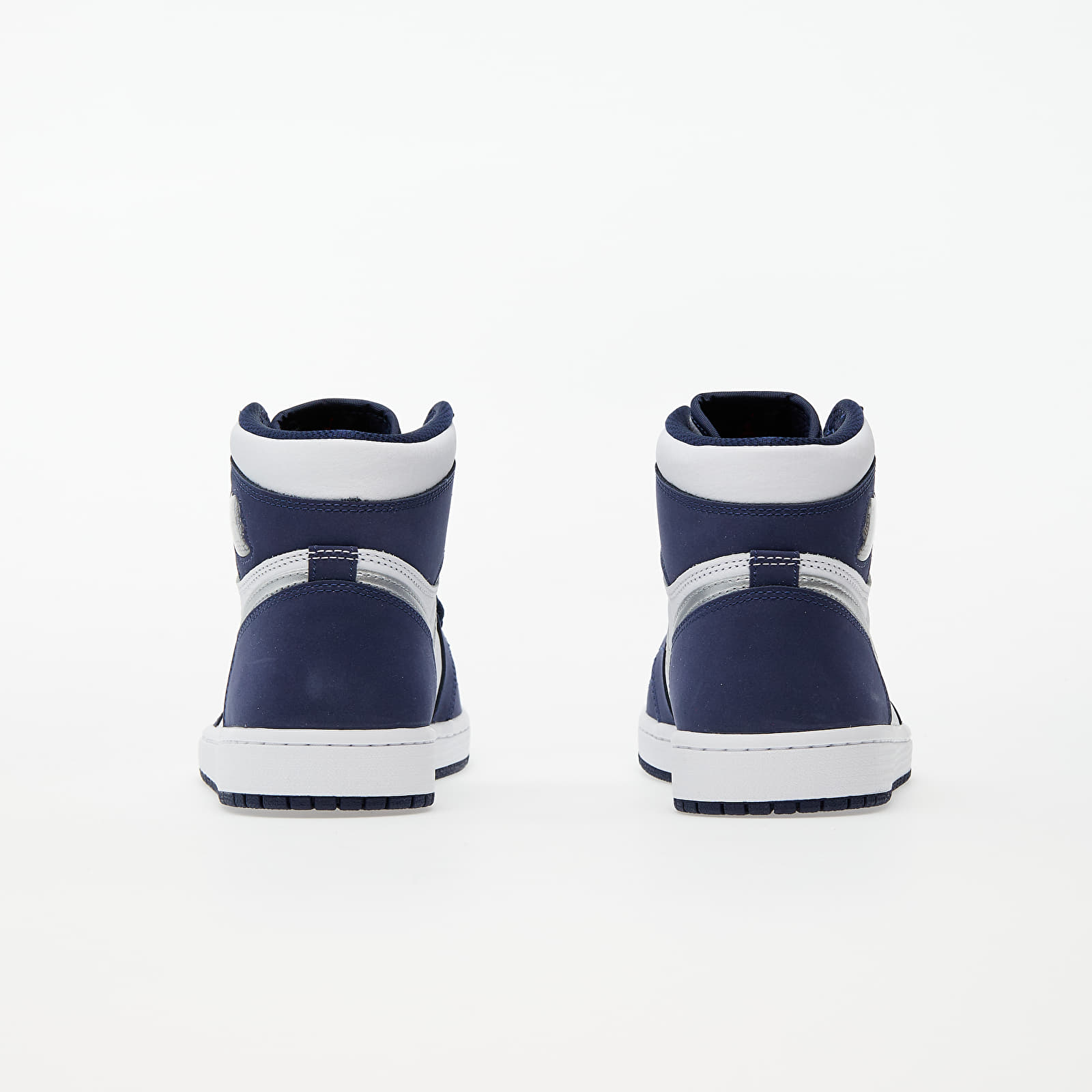 Zapatillas Hombre Air Jordan 1 High OG CO JP White/ Metallic Silver-Midnight Navy
