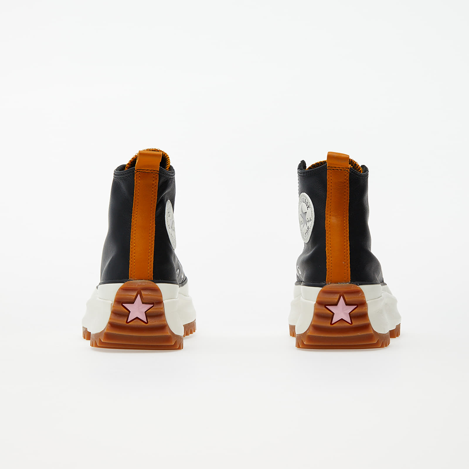 Women's shoes Converse Run Star Hike Hi Black/ Saffron Yellow/ Egret