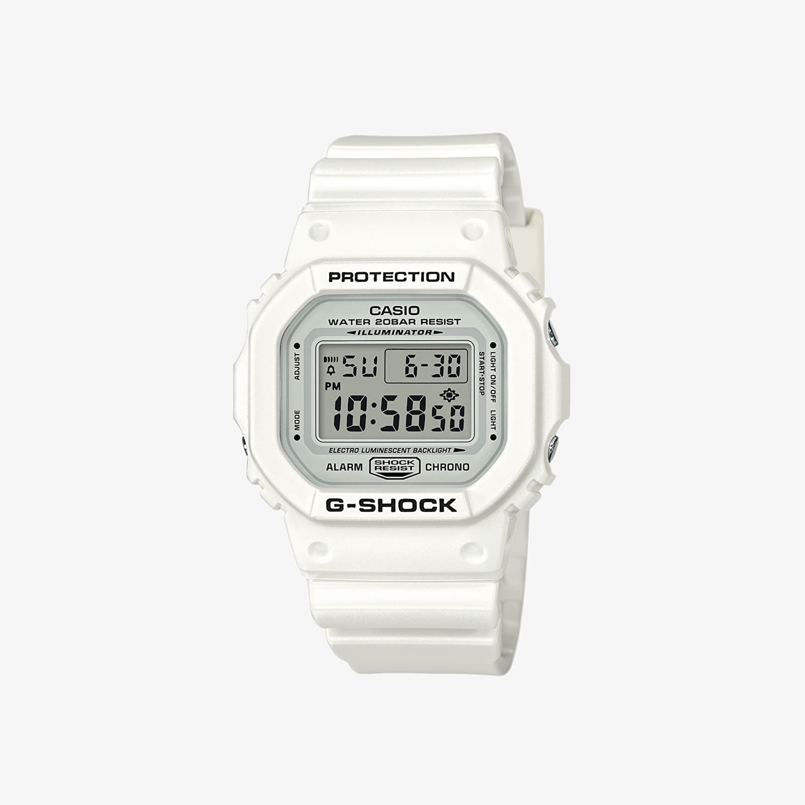 Watches Casio G Shock DW 5600MW 7ER White Footshop