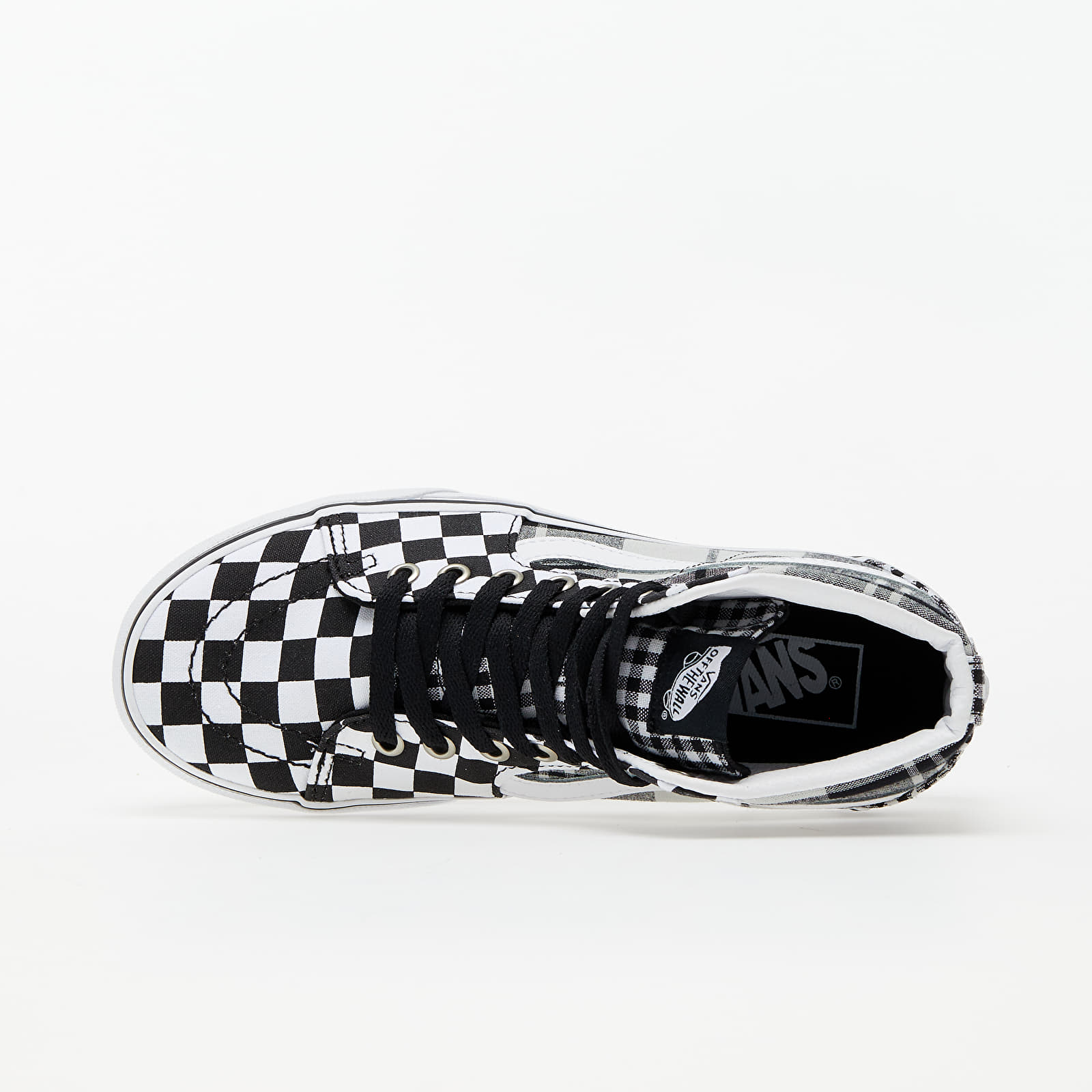 Vans sk8 store hi checkerboard platform