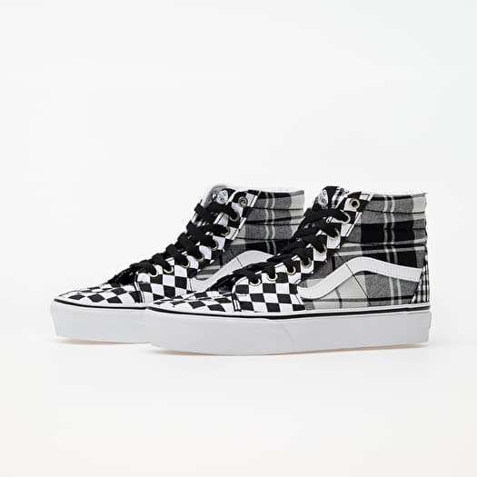 Vans checkerboard platform sk8 hi discount