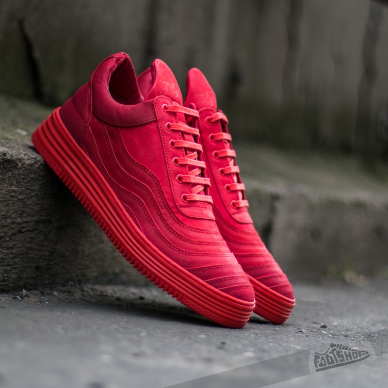 Buty damskie Filling Pieces Low Top Wavy Red
