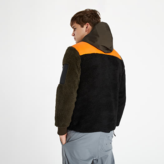 Jackets Champion Half zip Jacket Black Olive Orange Footshop