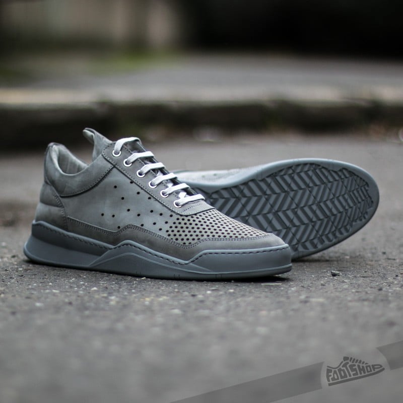 Férfi cipők Filling Pieces Low Top Gradient Perforated Grey