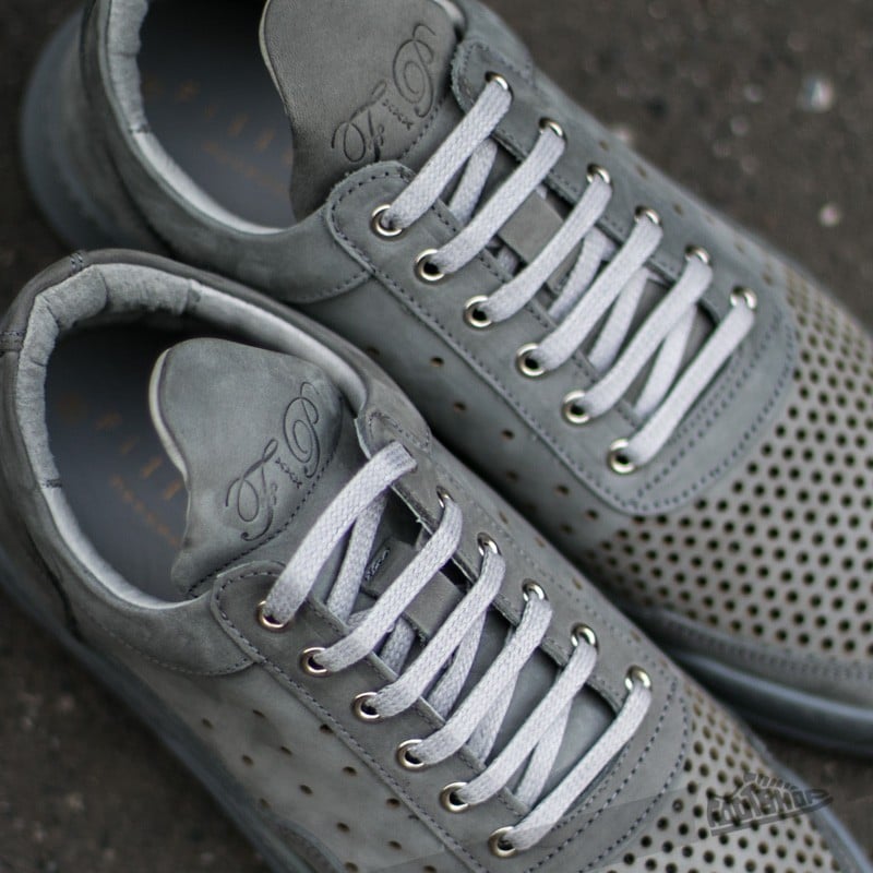 Férfi cipők Filling Pieces Low Top Gradient Perforated Grey