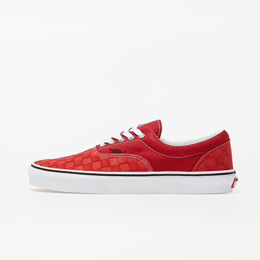 Vans era sales red checkerboard